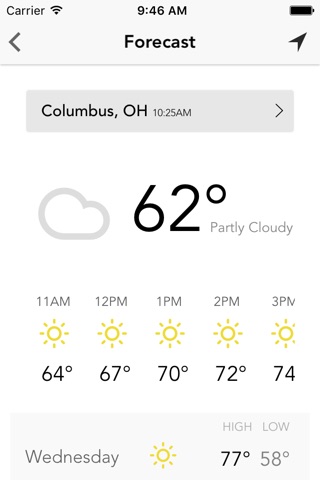 CMH wx: Columbus Weather Forecast, Traffic & Radar screenshot 2