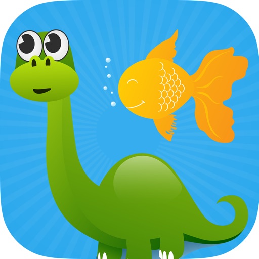 Dinosaur Fishing Free Games - Crazy Catch Big Fish Deep Sea Icon