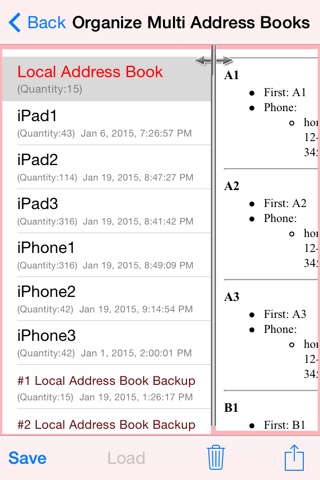 Lite Comprehensive AddressBook screenshot 4