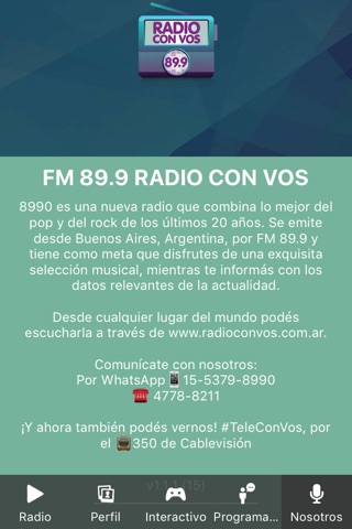 Radio Con Vos screenshot 4