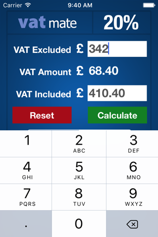 VAT Mate - UK VAT Calculator screenshot 3