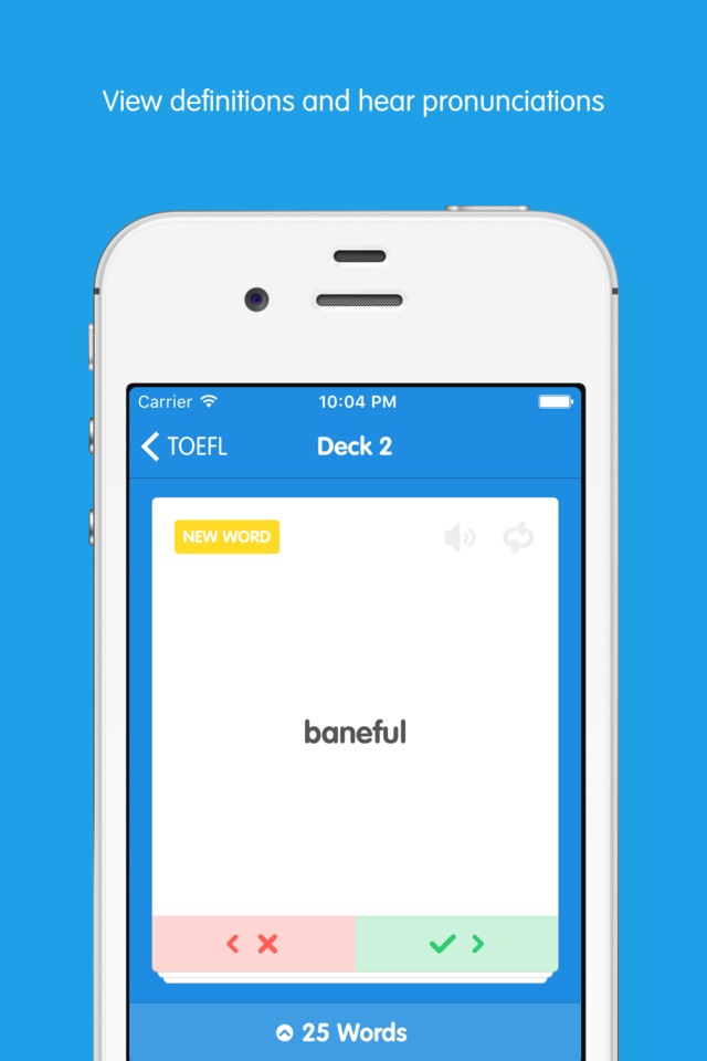TOEFL Vocabulary Flashcards! screenshot 2