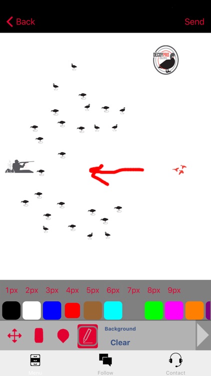 Duck Hunting Diagram Builder-Duck Hunting Spreads screenshot-0