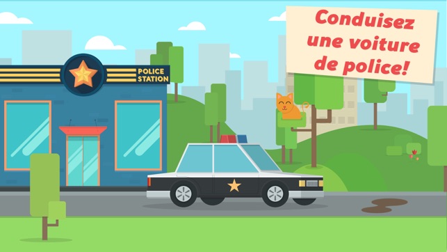 enfants petite voiture -patrouille de police jeu pour les garçons