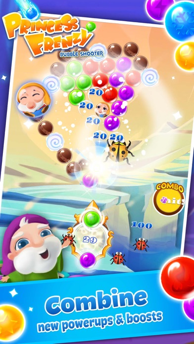 PRINCESS FRENZY - POP BUBBLE SHOOTER BLAST GAME 1.4 IOS GAME GIẢI TRÍ PRINCESS FRENZY - POP BUBBLE SHOOTER BLAST GAME 1.4 IOS