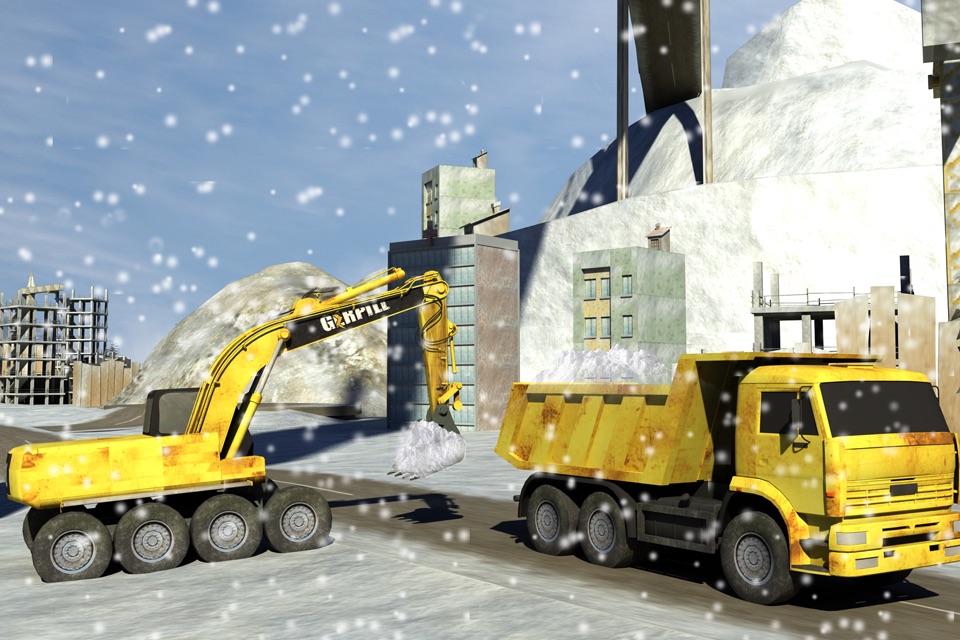 Snow Plow Truck Driver 3d simulator game screenshot 2