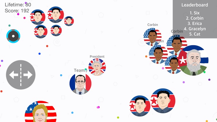 Presidents War: Eat Dot Game - multiplayer cell eater in paradise hocus