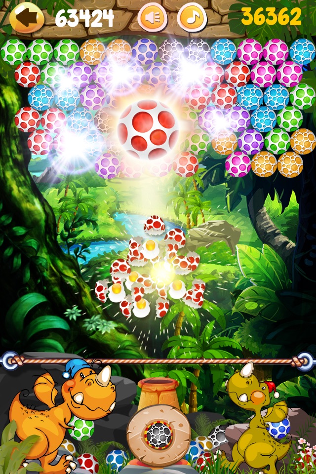 Dinosaur egg shooter classic screenshot 2