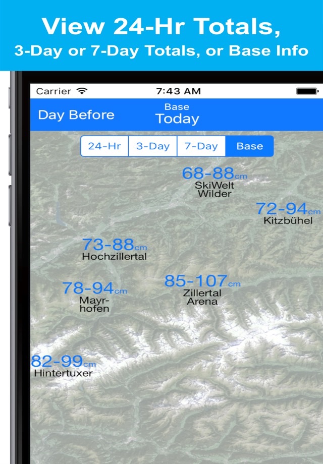 Alps Snow Map - Snow Reports screenshot 4