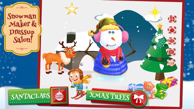 Christmas Snowman Maker & Dressup Salon(圖5)-速報App