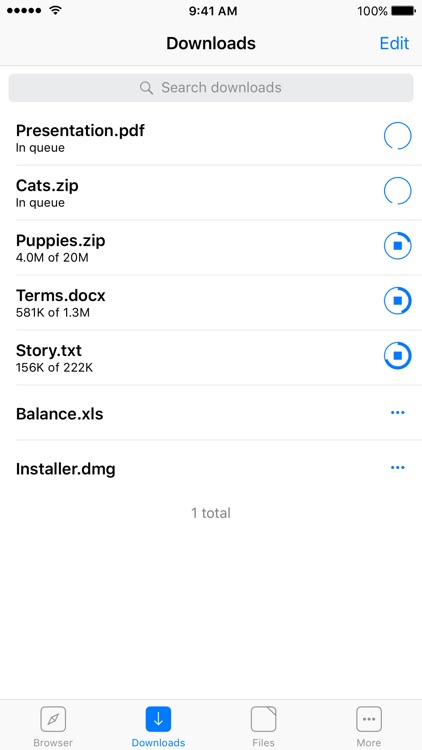 Browser and File Manager for Documents Plus