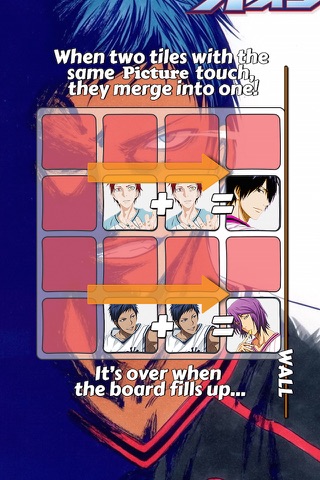 2048 PUZZLE " Kuroko-no-basuke " Edition Anime Logic Game Character.s screenshot 2