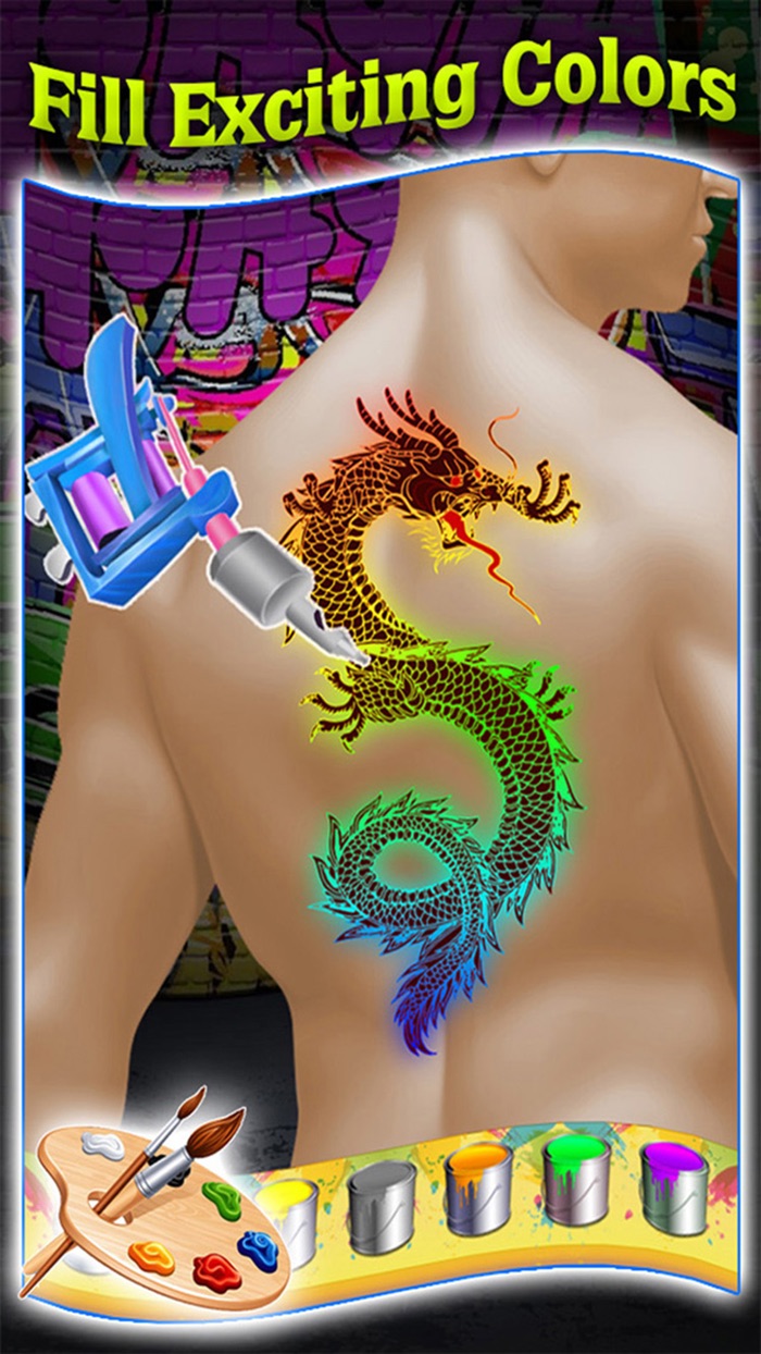 Super Tattoo Designer Game -