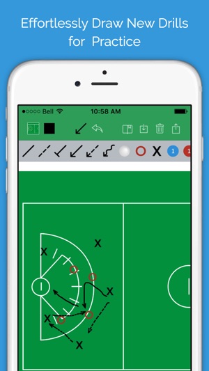 Lacrosse Blueprint - Men's Clipboard Drawing tool for Coache(圖3)-速報App