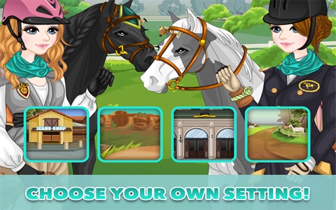 Horse Dress up - Dress up  and make up game for kids who love horse games screenshot 3