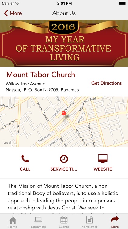 Mount Tabor Church screenshot-3