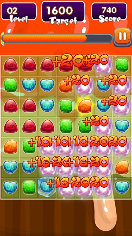 Jelly Link Crush HD - Match The Jellies screenshot-3