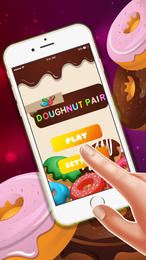 Doughnut Pair hd lite free : - The easy connect game for boy(圖1)-速報App