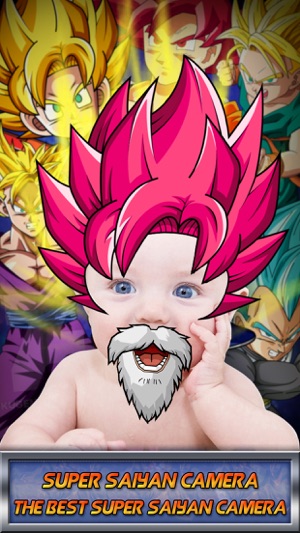 Super Saiyan Sticker Camera - Cartoon & Manga Photo Booth fo(圖4)-速報App