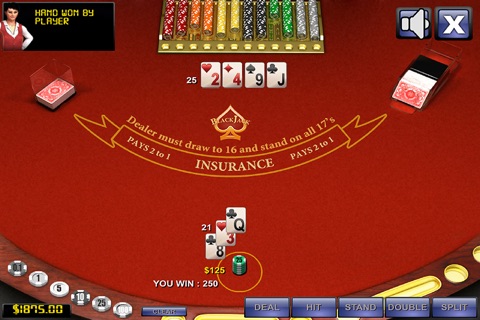 Blackjack 3D screenshot 2
