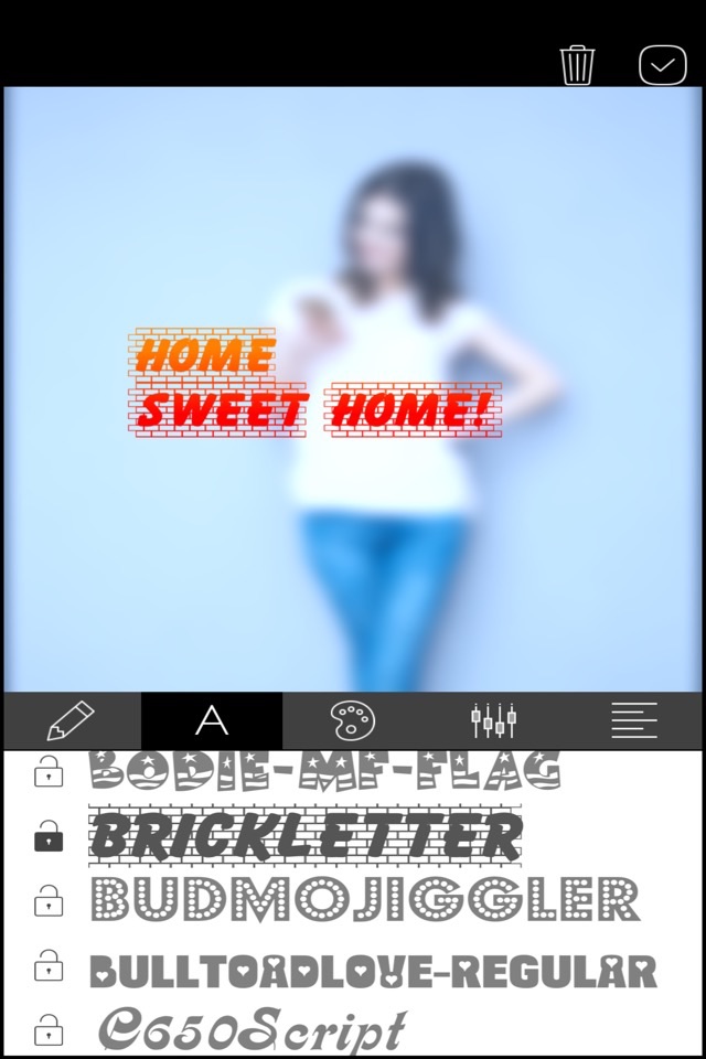Background Text - Write Behind Your Photos for Creative Typography! screenshot 4