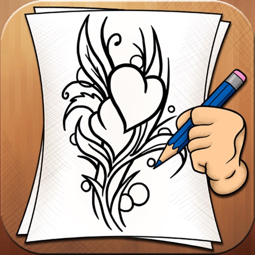 Learning To Draw Tattoo and Mehndi iOS App