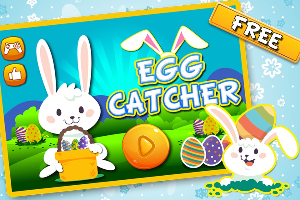 Egg Catcher lite-Play & Earn Score in this Free fun challenge basket game for kids screenshot 2