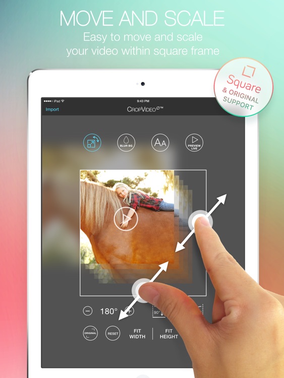 Crop Video Square FREE - Square Video or Crop Zoom Rotate ...