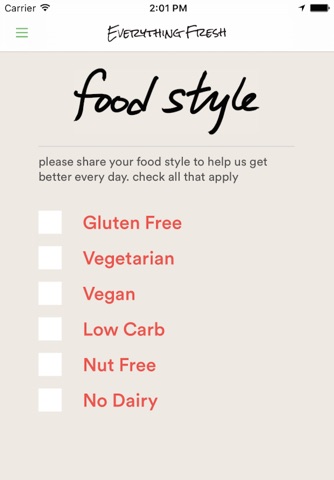 Everything Fresh Mobile screenshot 3