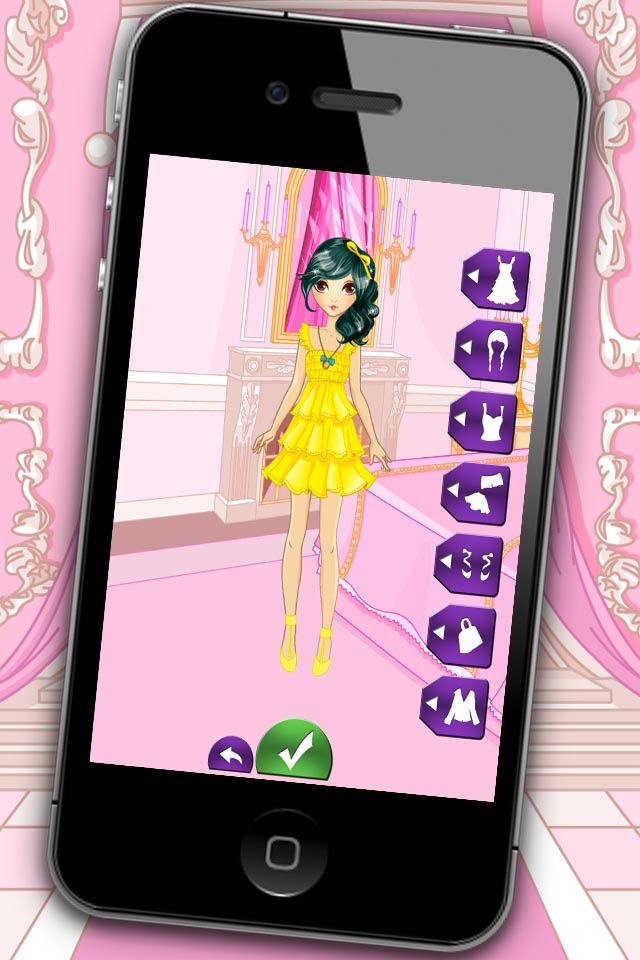 Fashion and design games – dress up catwalk models and fashion girls screenshot 4