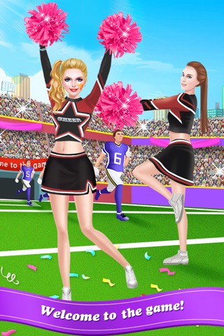 Cheerleader Makeover Salon Game - Super Football Championship screenshot 4