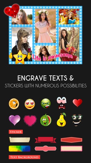 Collage Maker, Pics Stitch, Grid Layouts with Stickers & Cap(圖4)-速報App