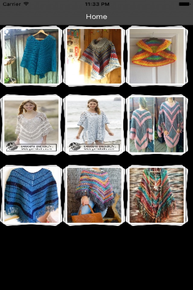 Crochet Poncho Patterns screenshot 2
