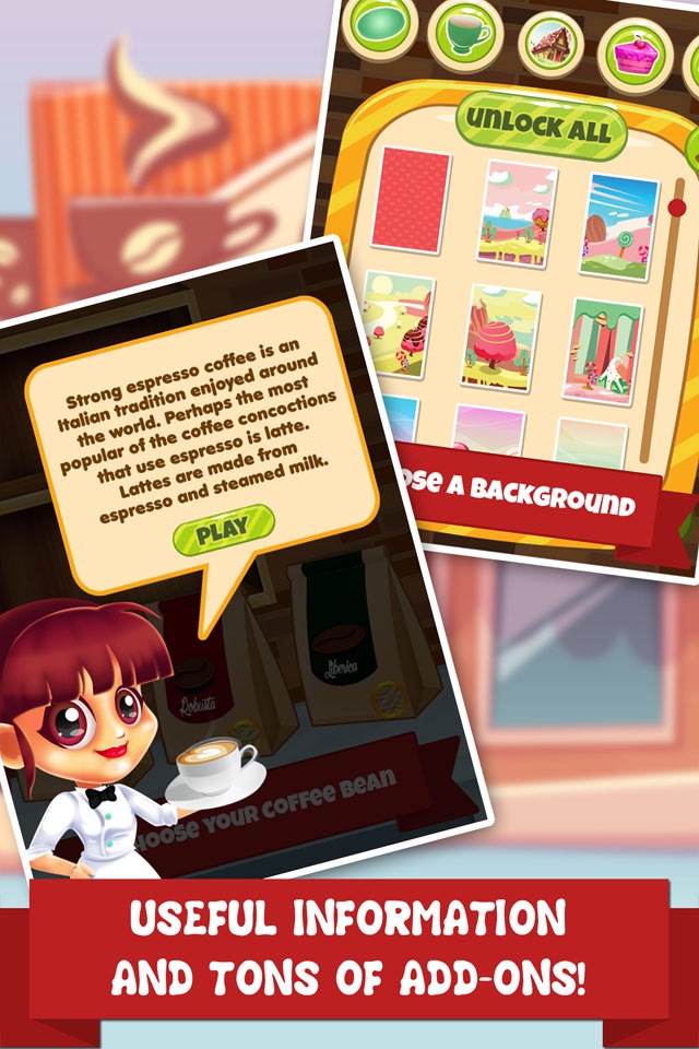 Coffee Dessert Making Salon - food maker games & candy ice cream make for kids! screenshot 4