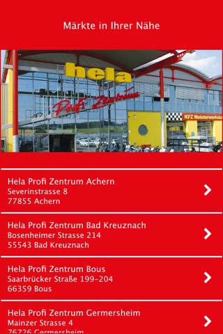 hela Profi Zentrum screenshot 2