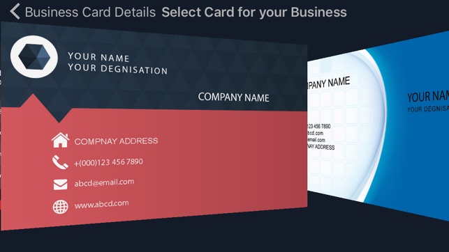 Business Card Creator - Quickly Create and Design Your Visit(圖2)-速報App