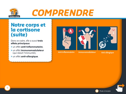 Traitement par cortisone – e-Guide Visuel du Patient screenshot 4