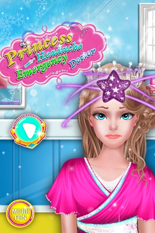 Princess Headache Ambulance Doctor hospital games for girls screenshot 4