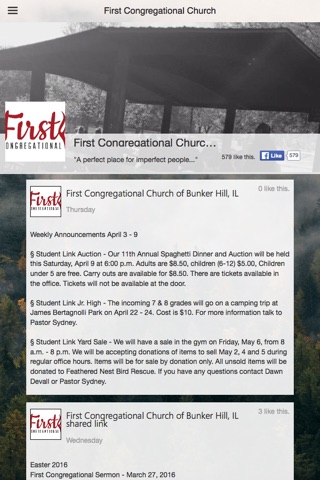 First Congregational Church screenshot 2