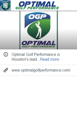 Optimal Golf Performance screenshot 2