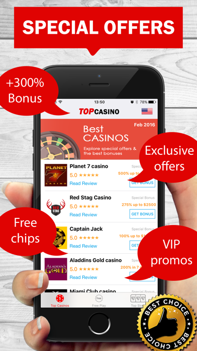 How to cancel & delete Top Casino - Best Casinos Offers, Bonus & Free Deals for online Slots & Casino Games from iphone & ipad 2