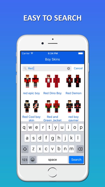 New 3D Boy Skins for 2016 - Skins for Minecraft PE