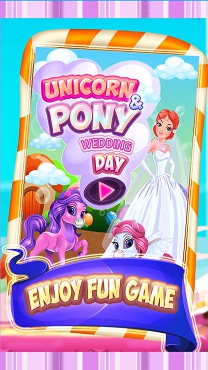 Unicorn & Pony Wedding Day - A virtual pet horse marriage makeover game