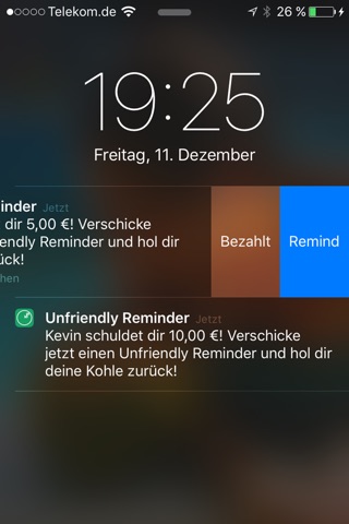 Unfriendly Reminder screenshot 2