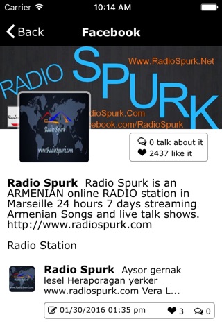 Radio Spurk screenshot 2