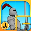 Kids & Play Brave Knights and Dragons Puzzles for Toddlers and Preschoolers - Free