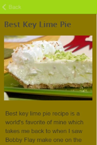 Key Lime Pie Recipes screenshot 2