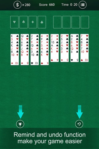 FreeCell Solitaire: classic poker games for free screenshot 3