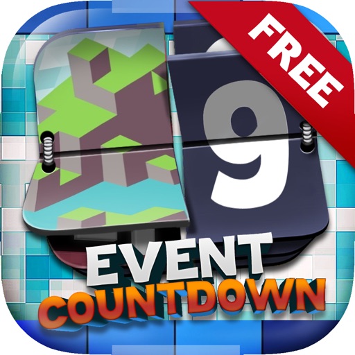 Event Countdown Fashion Wallpaper  - “ Pixels Art ” Free icon