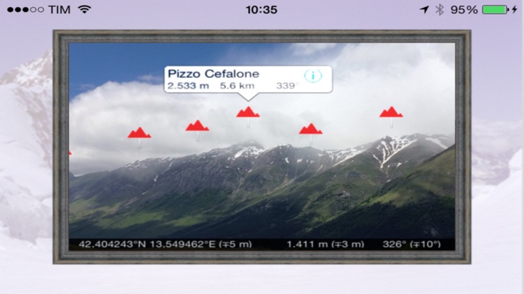 Mountains AR: the augmented reality
